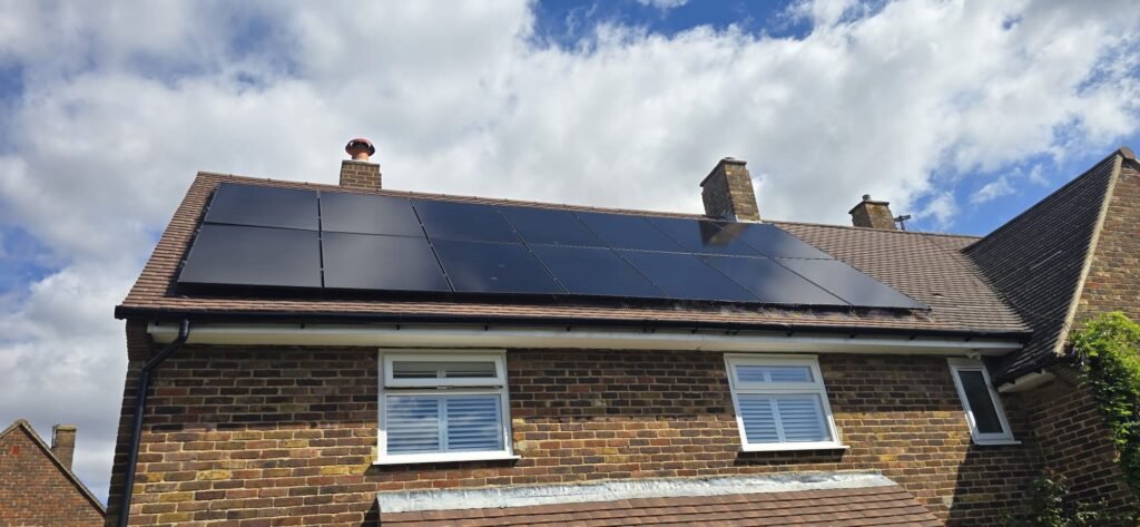 solar panel installation in Larkfield